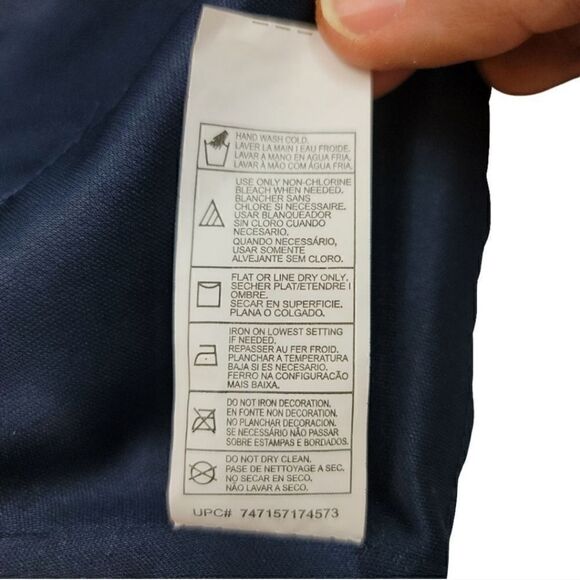 NEW Sequin Hearts 2PC Formal Shadow Stripe Floral Skirt Set in Navy Blue Sz 3/27 - Picture 13 of 16